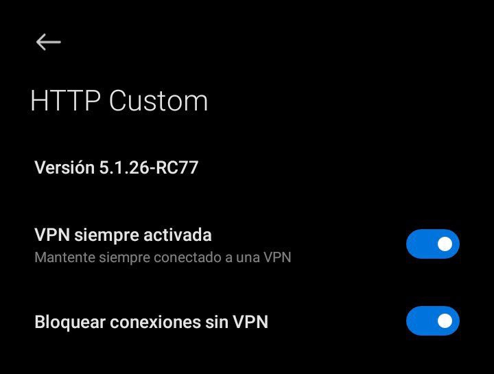 ***📌*****Para que el Http Custom no …