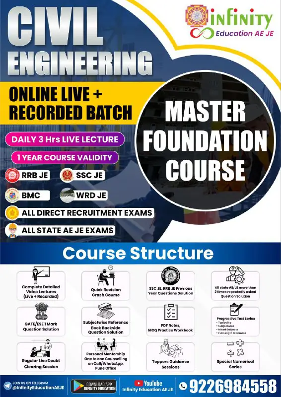 *****🔥***Civil Engineering Master Foundation Course***🔥***
