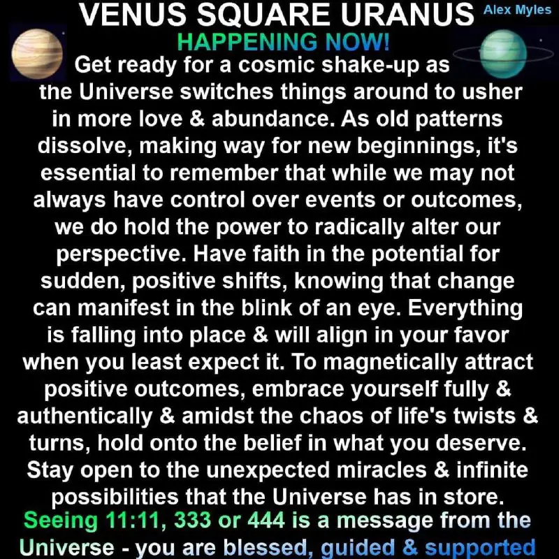 Venus square Uranus