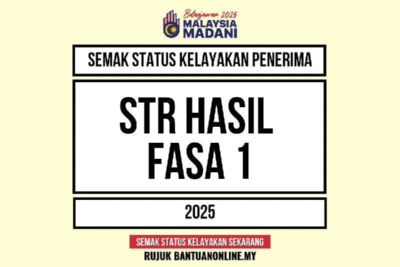 ***?*** **SEMAK STATUS KELAYAKAN SEBAGAI PENERIMA …