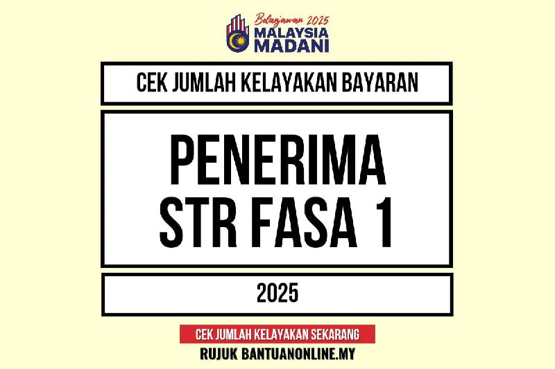 ***?*** **KETAHUI JUMLAH BAYARAN STR FASA …