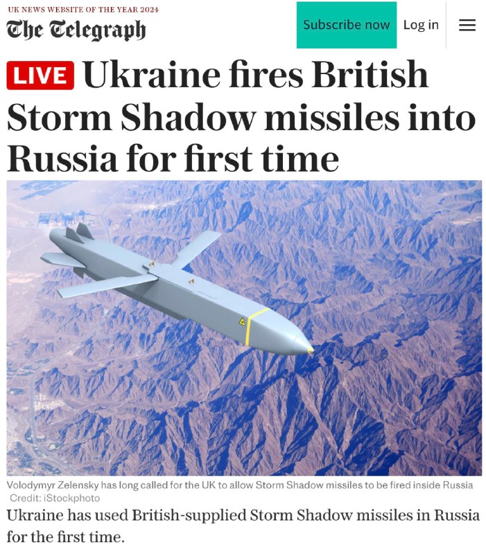 **Ukraine feuert britische Raketen auf Russland …