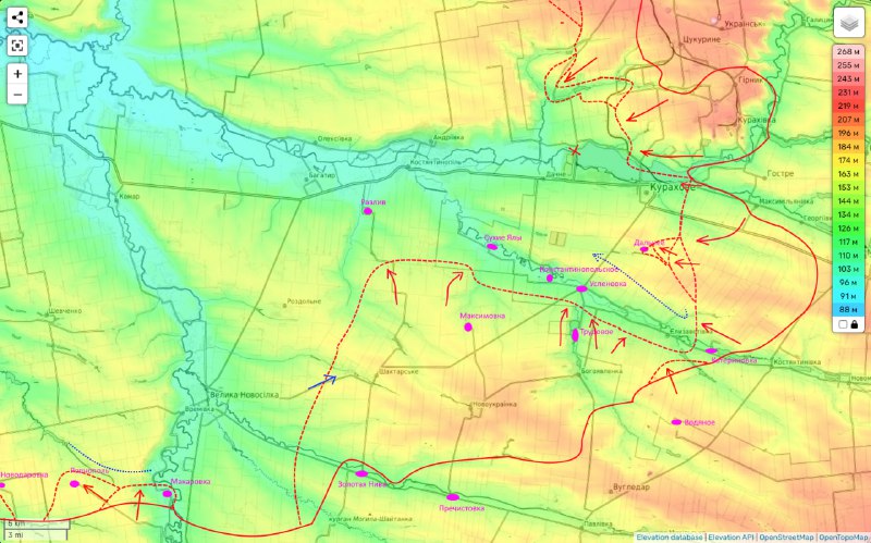 Južnokurahovsko področje, zvečer 12. 11. 24: …