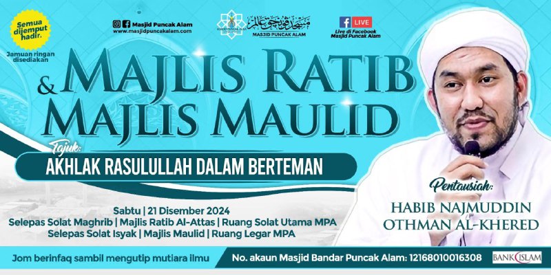 **Malam Ini | Majlis Ratib &amp; …