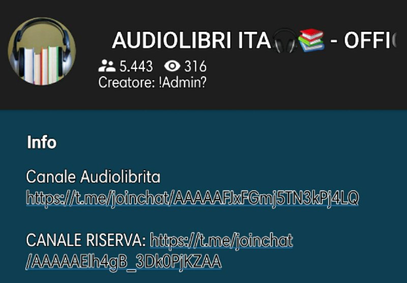 Canale Audiolibrita