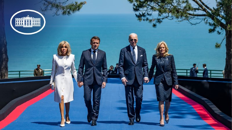 WHITE HOUSE VIDEO: President Biden and First Lady Jill Biden visit Normandy, France on the 80th Anniversary of D-Day.