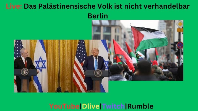 *****🎥******📺***Live: Palästinenser** **demonstrieren gegen Vertreibung aus …