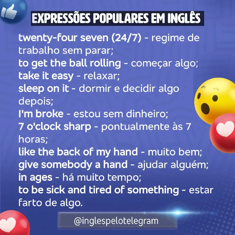 Expressões Populares em Inglês