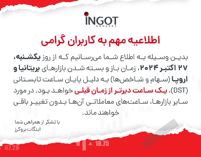 INGOT brokers | Farsi