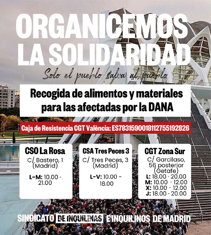 ***?*** **ORGANICEMOS LA SOLIDARIDAD** ***?***