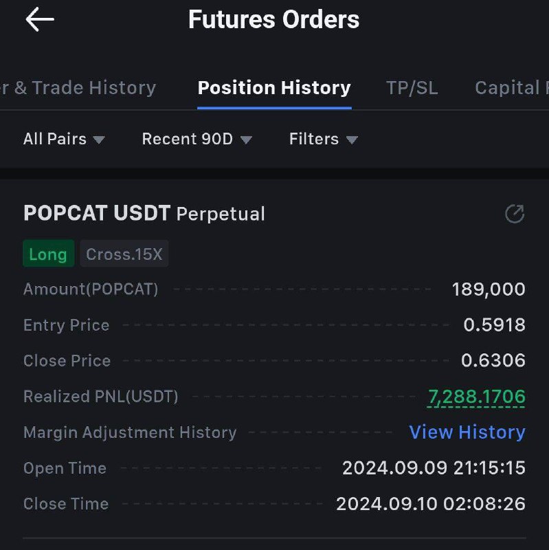 $**POPCAT** profit target **DONE*****✅***