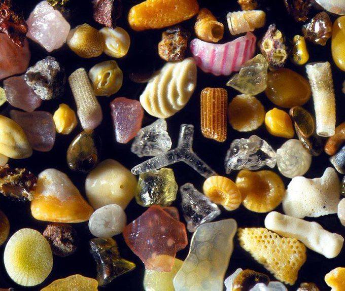 This is what sand looks like …