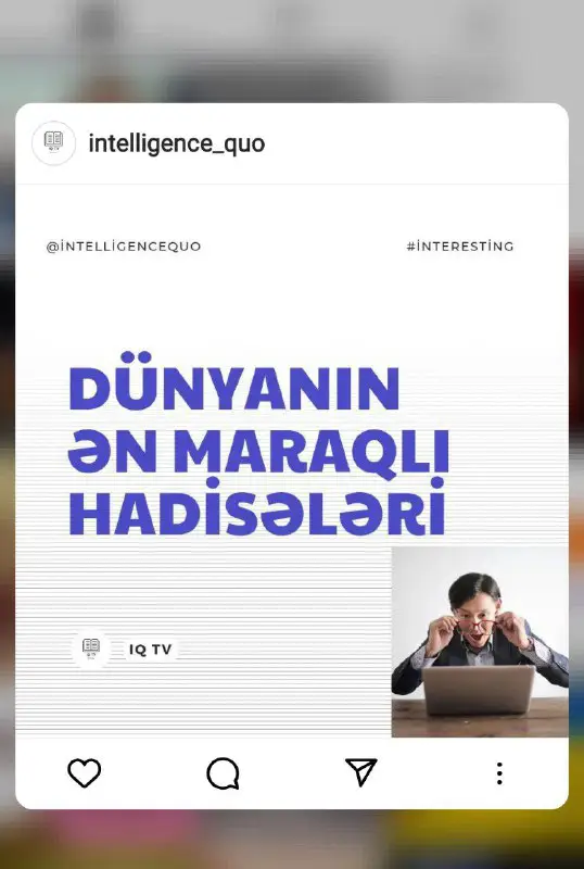 Artıq instaqram platformasında da varıq! ***😍***