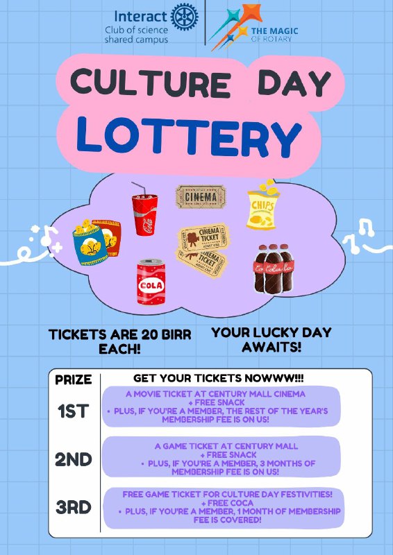 *****?️*** Get Your Culture Day Lottery …