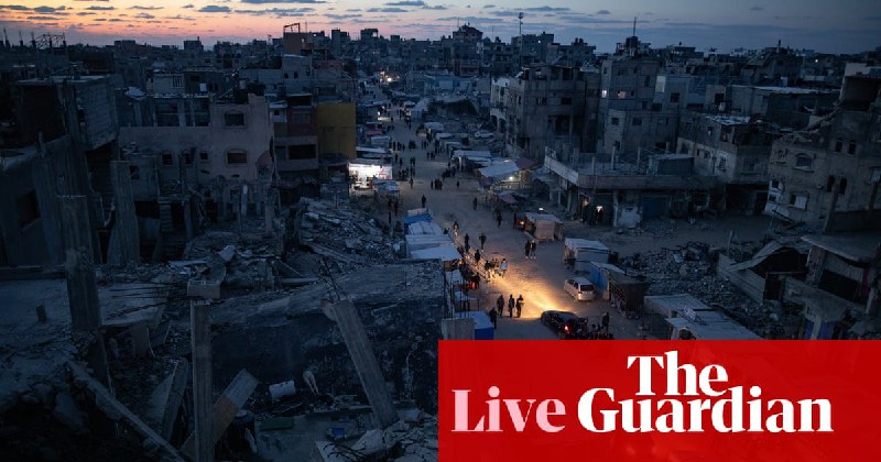 [***?***](https://www.theguardian.com/world/live/2025/jan/19/israel-gaza-ceasefire-live-news-updates) توافق آتش‌بس غزه به تعویق …