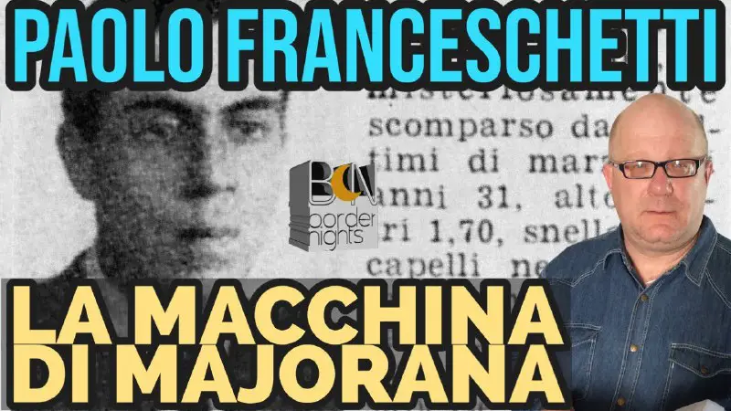 LA MACCHINA DI MAJORANA - PAOLO FRANCESCHETTI