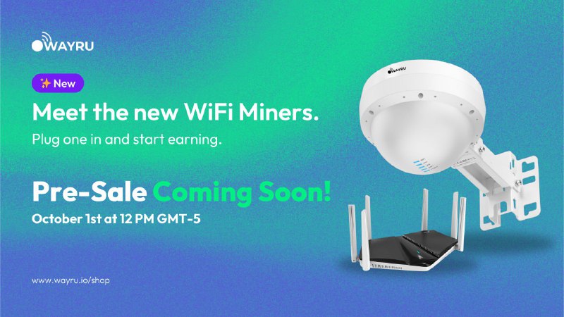 *****✨*** It’s happening! New Wayru's WiFi …