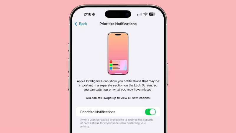 ***📱*****قابلیت جدید نوتیفیکیشن هوشمند به نخستین …