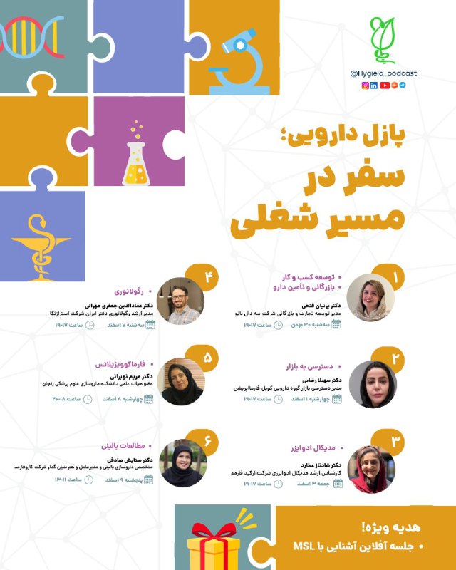 ***🎉*** **پادکست هایجیا** برگزار می‌کند: