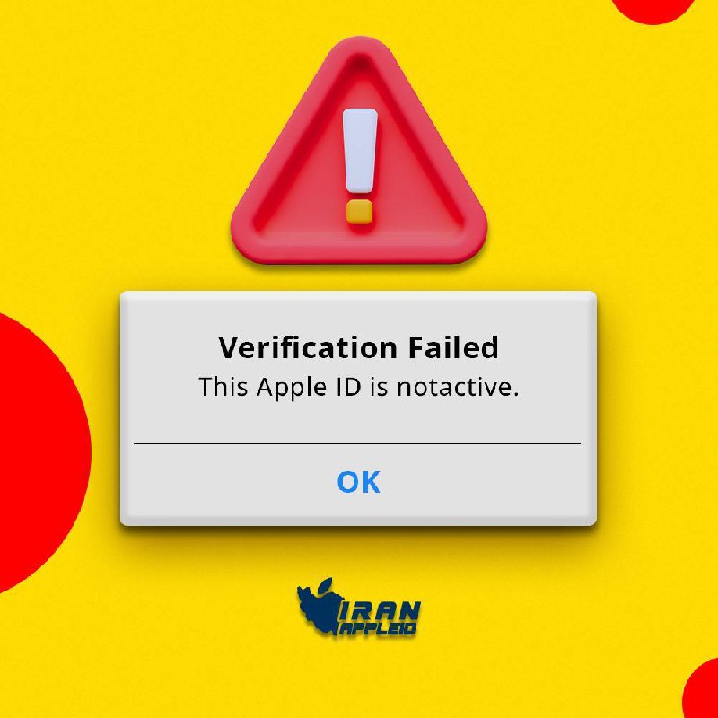 ***?*****حل مشکل نات اکتیو اپل آیدی**