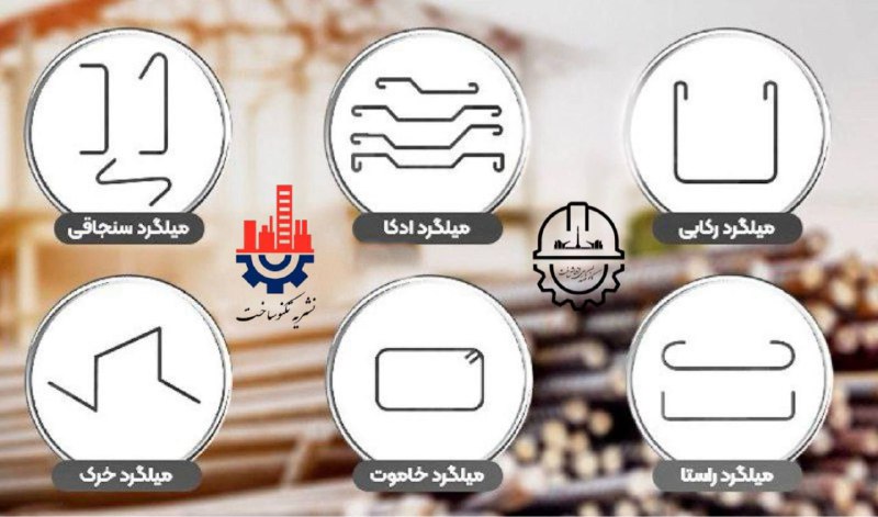 انواع اصطلاحات میلگرد
