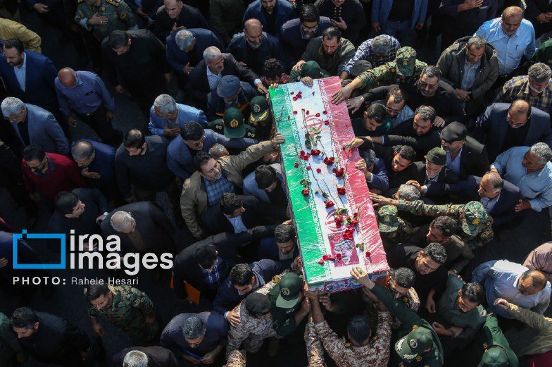 **پیکر سردار شهید «حمید مازندرانی» در …