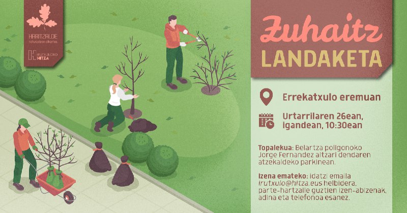 **Zuhaitz landaketa** antolatu dute Haritzaldek eta …