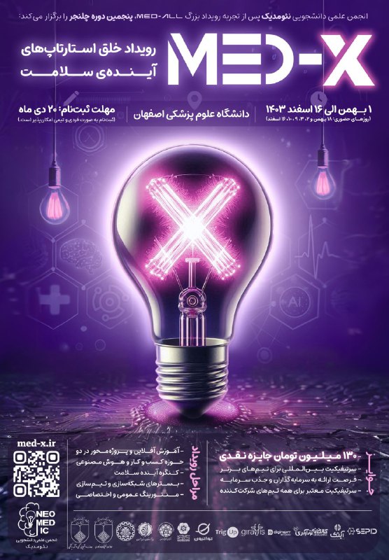 پنجمین دوره رویداد چلنجر: **MED-X**