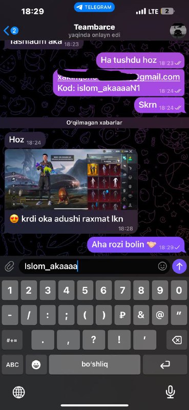 **Mana yana bir okamizga akkount top …