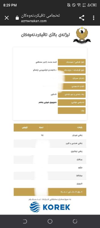 گرووپی کوردی پۆلی ١٢( م. اسماعیل …