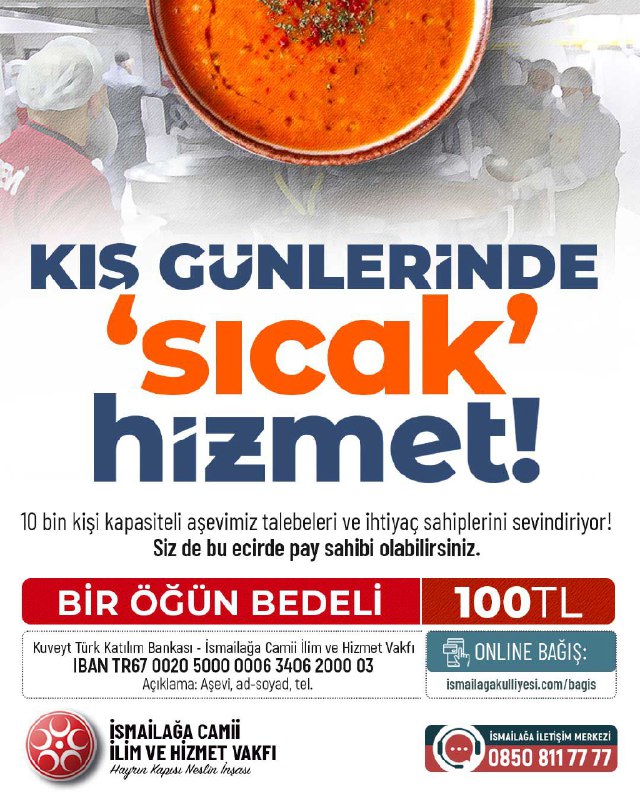 ***🍲*** Kış günlerinde 'sıcak' hizmet! Aşevimiz …