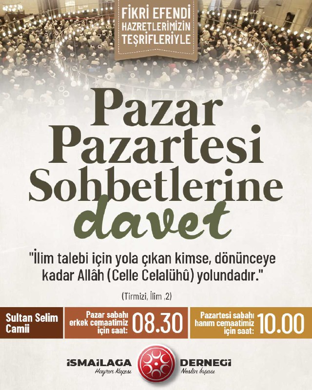 Sohbete davet!