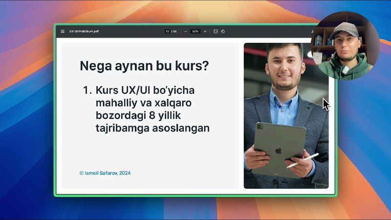 [**UX/UI Praktikum kursim haqida batafsil tanishing**](https://youtu.be/fOTc8JKIhu0) …