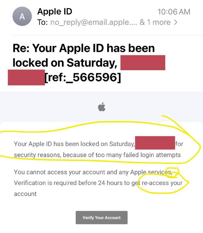 ***⚡️*****Мошенники начали взламывать Apple ID** — …