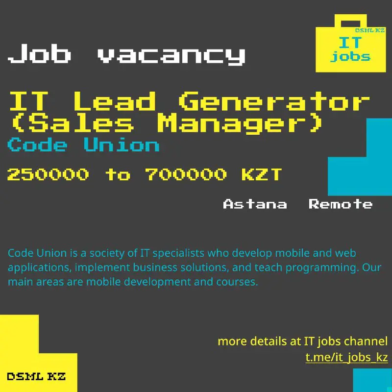 **IT Lead Generator (Sales Manager)**