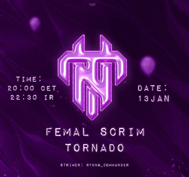 ***🧬***TORNADO FEMALE SCRIM***🧬***