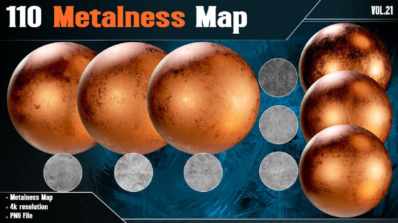 **110 Metalness Map - Vol.21**