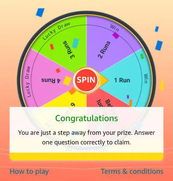 ***🔥*** **Spin &amp; Win Rs.10/20