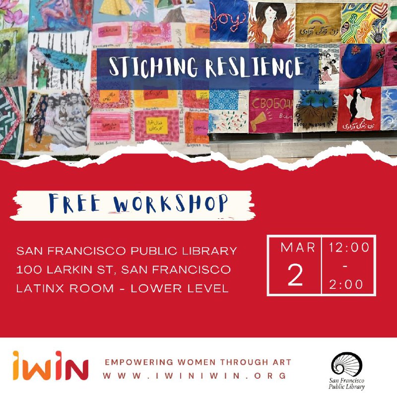 **Stitching Resilience**Free WLF Quilt Workshop