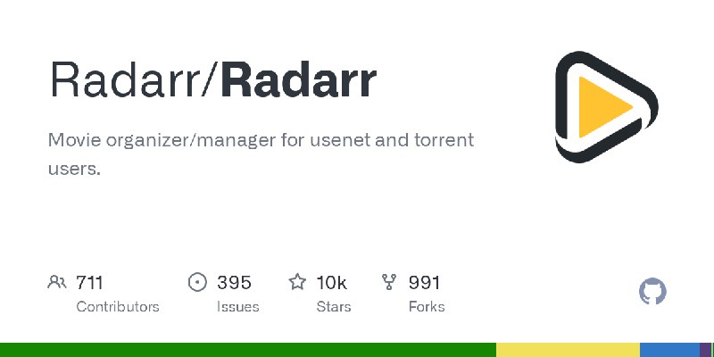 Radarr 是一款专为 Usenet 和 BitTorrent 用户设计的电影收藏管理器，可通过多个 …