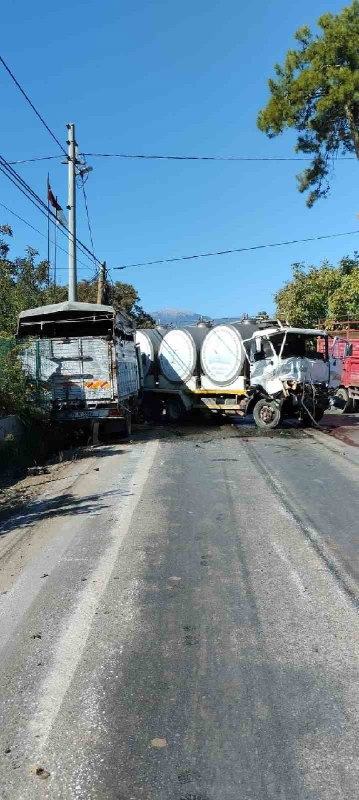 İzmir’in Ödemiş ilçesinde süt toplama kanyonu …