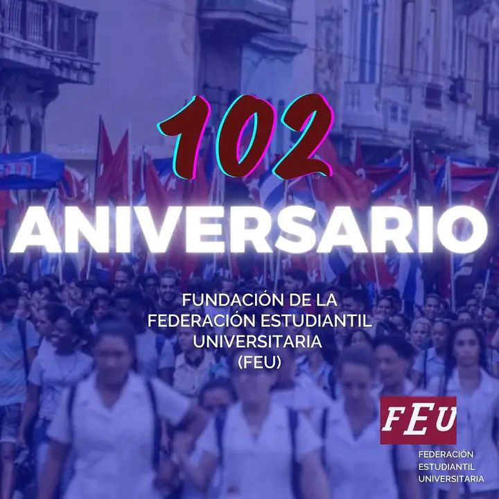 Celebramos hoy en [#Cuba](?q=%23Cuba) el 102 …