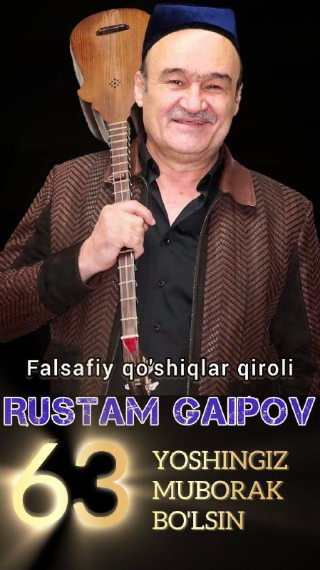 Tavvalud ayyomingiz muborak bolsin Rustam Gaipov …