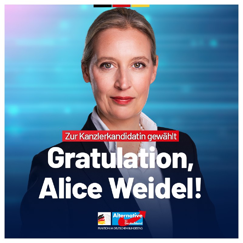 Gratulation, Alice Weidel!