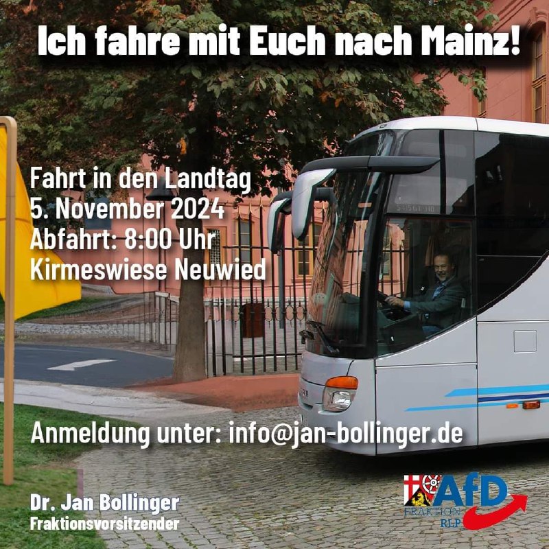 Dr. Jan Bollinger (AfD) lädt am …