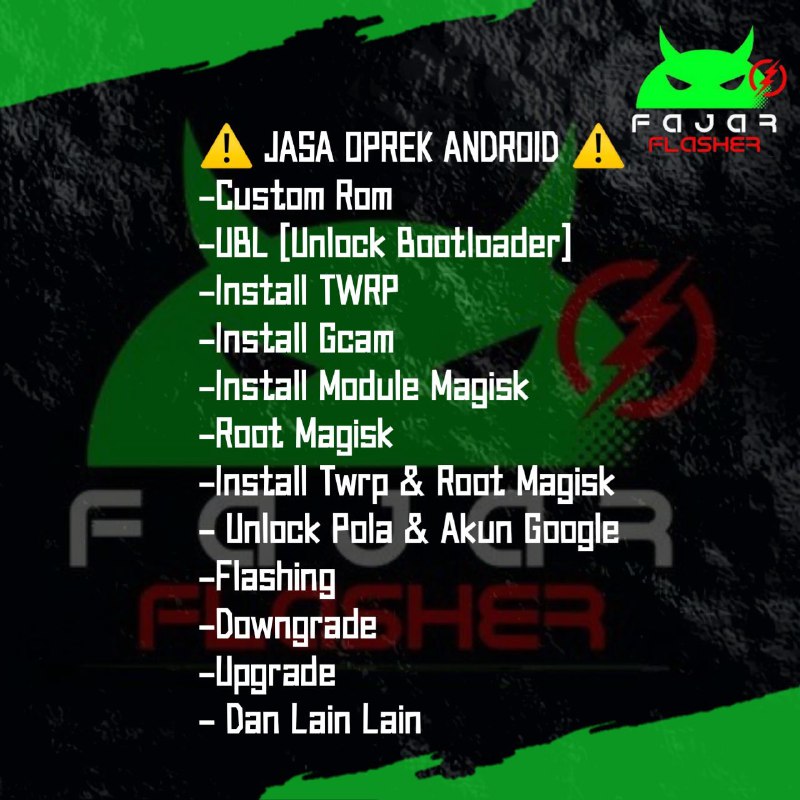 ***⚠️*** JASA OPREK ANDROID ***⚠️***