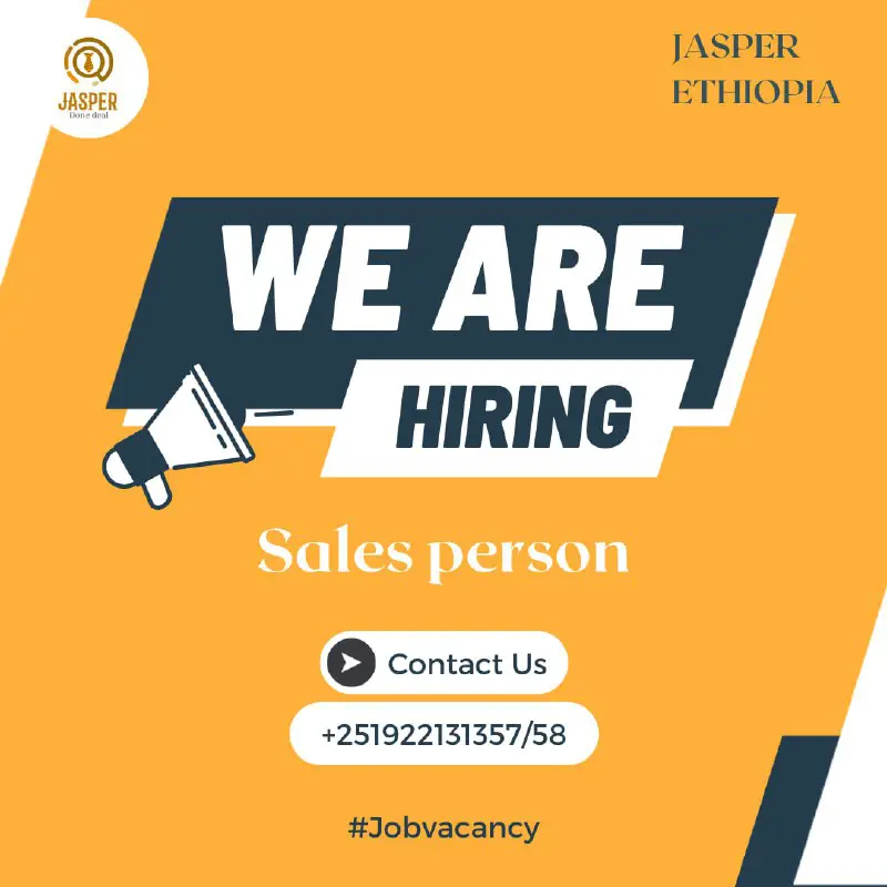 our company needs a sales representatives,