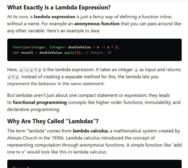 ***🖥*** Лямбда-выражения в Java: что это …