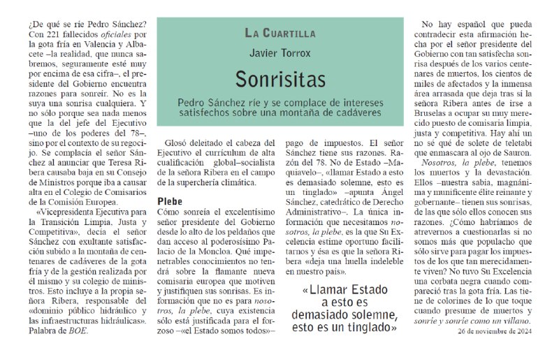 La Cuartilla: «Sonrisitas»