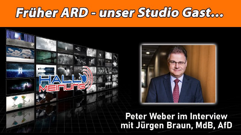 **Ich kenne die ARD gut, nämlich …